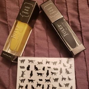 Julep Nail Bundle, Black, Yellow & Black Cat Decals